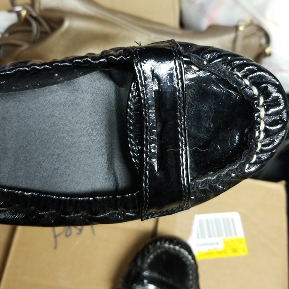 Cute black penny loafer flats not worn - Picture 3 of 3